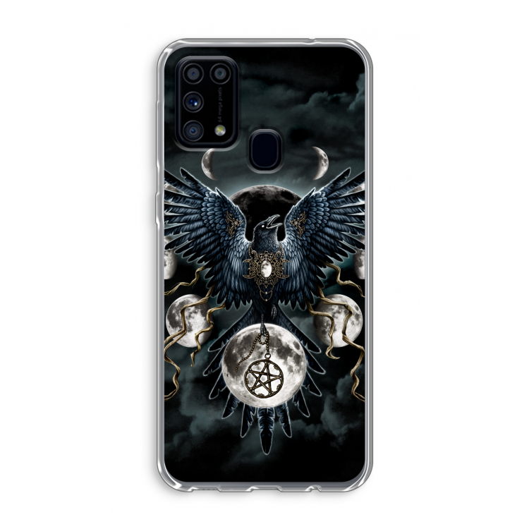 Sinister Wings: Samsung Galaxy M31 Transparant Hoesje