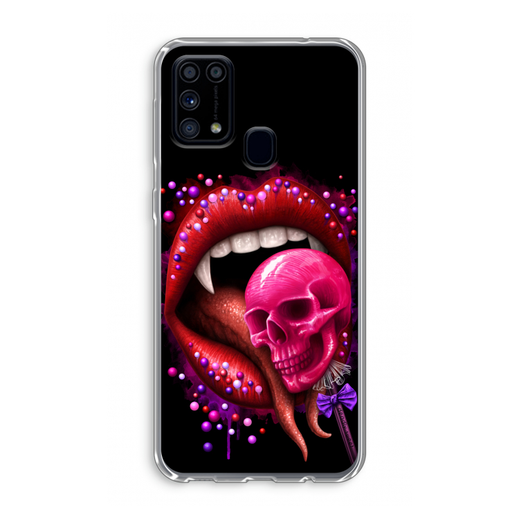 Dodelijk zoet: Samsung Galaxy M31 Transparant Hoesje