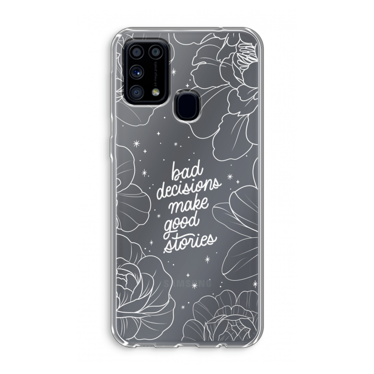 Good stories: Samsung Galaxy M31 Transparant Hoesje