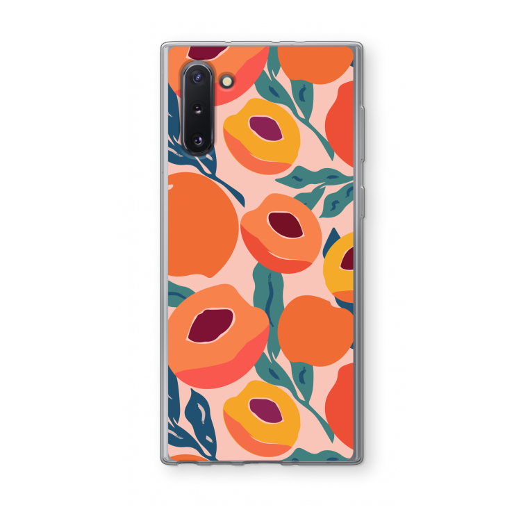 Perzik: Samsung Galaxy Note 10 Transparant Hoesje