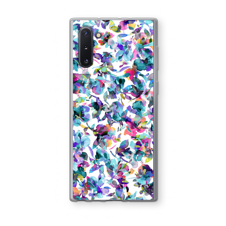 Hibiscus Flowers: Samsung Galaxy Note 10 Transparant Hoesje