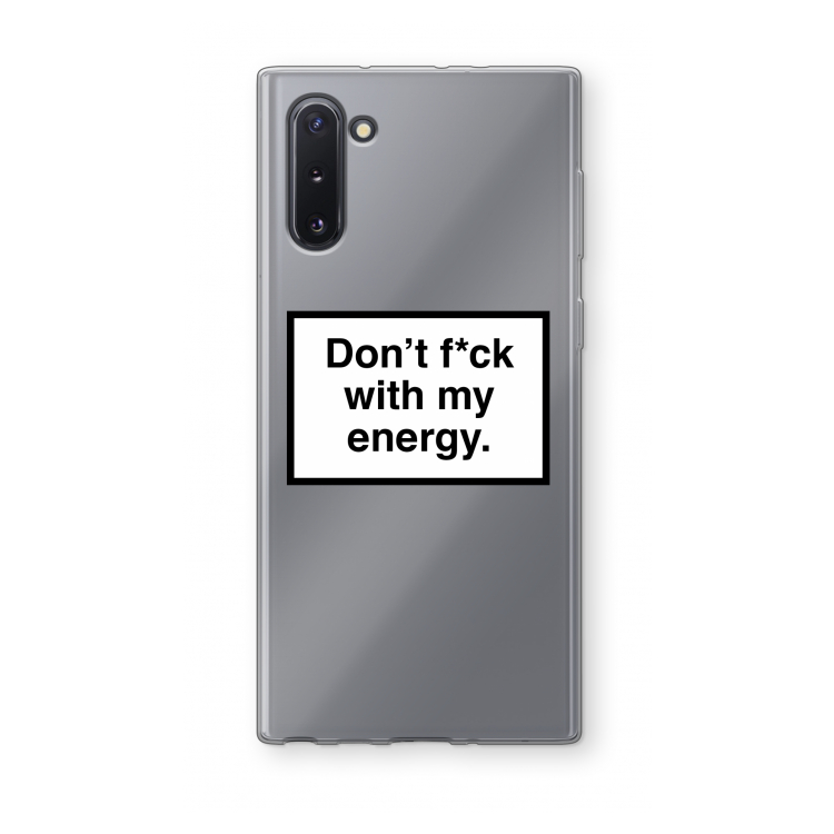 My energy: Samsung Galaxy Note 10 Transparant Hoesje