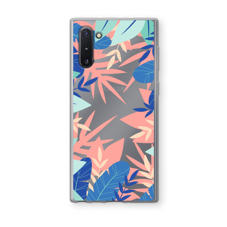 Tropisch: Samsung Galaxy Note 10 Transparant Hoesje