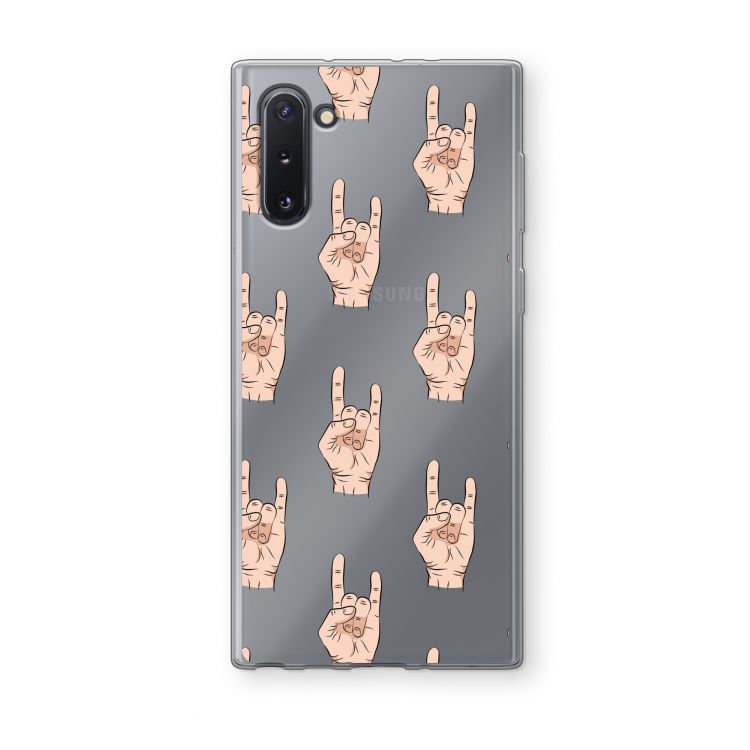 Rock: Samsung Galaxy Note 10 Transparant Hoesje