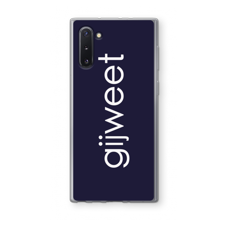 Gijweet: Samsung Galaxy Note 10 Transparant Hoesje