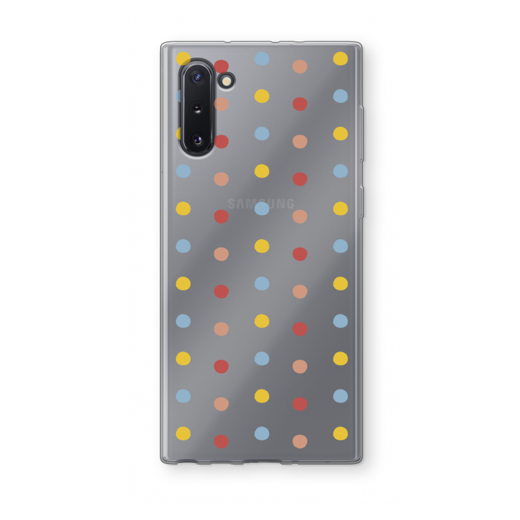 Bollen: Samsung Galaxy Note 10 Transparant Hoesje