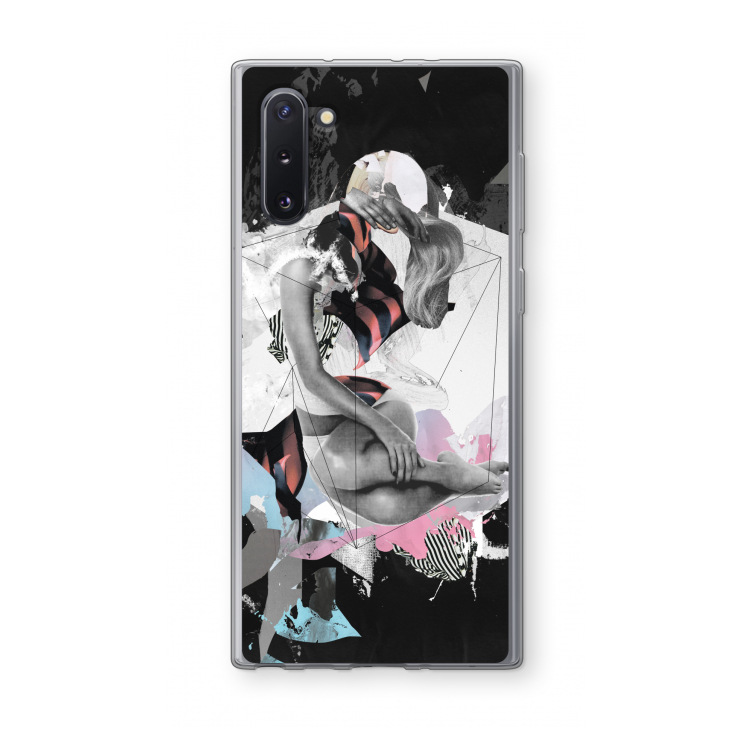 Camouflage de sommeil: Samsung Galaxy Note 10 Transparant Hoesje