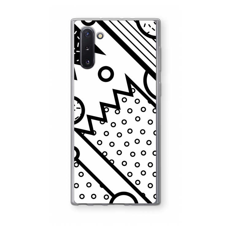 Pop Art #4: Samsung Galaxy Note 10 Transparant Hoesje