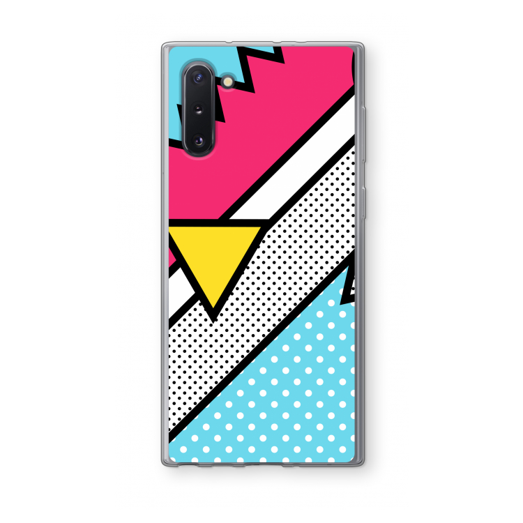 Pop Art #3: Samsung Galaxy Note 10 Transparant Hoesje