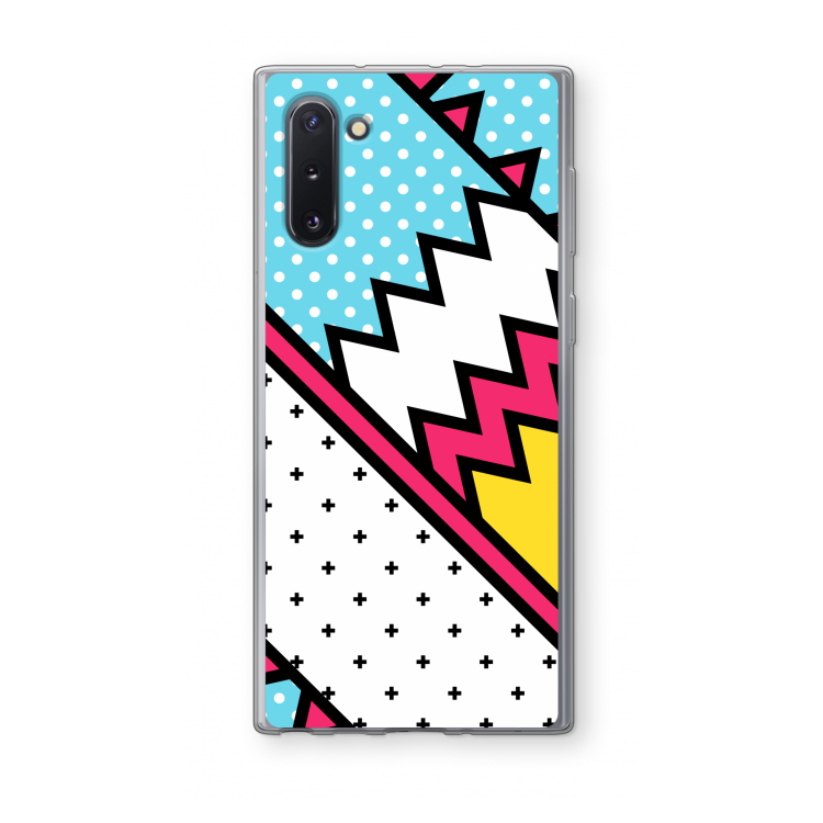 Pop Art #2: Samsung Galaxy Note 10 Transparant Hoesje