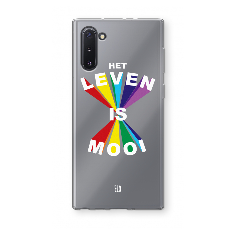 Het Leven Is Mooi: Samsung Galaxy Note 10 Transparant Hoesje
