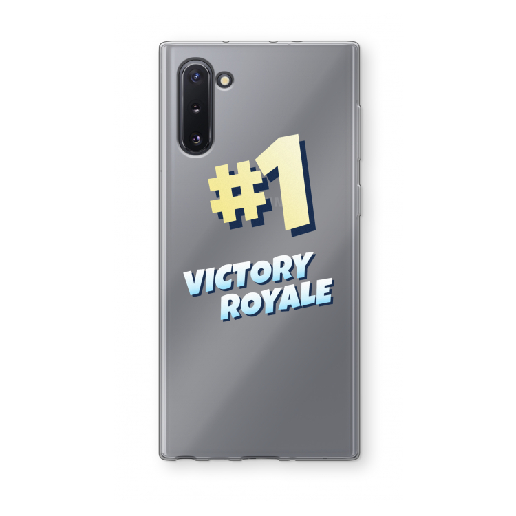 Victory Royale: Samsung Galaxy Note 10 Transparant Hoesje