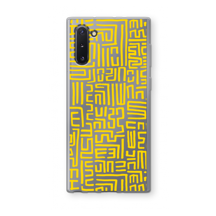 Majorelle Blue Print: Samsung Galaxy Note 10 Transparant Hoesje