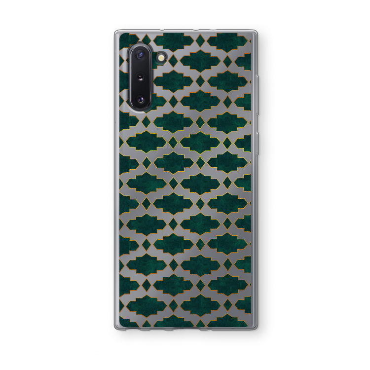 Moroccan tiles: Samsung Galaxy Note 10 Transparant Hoesje