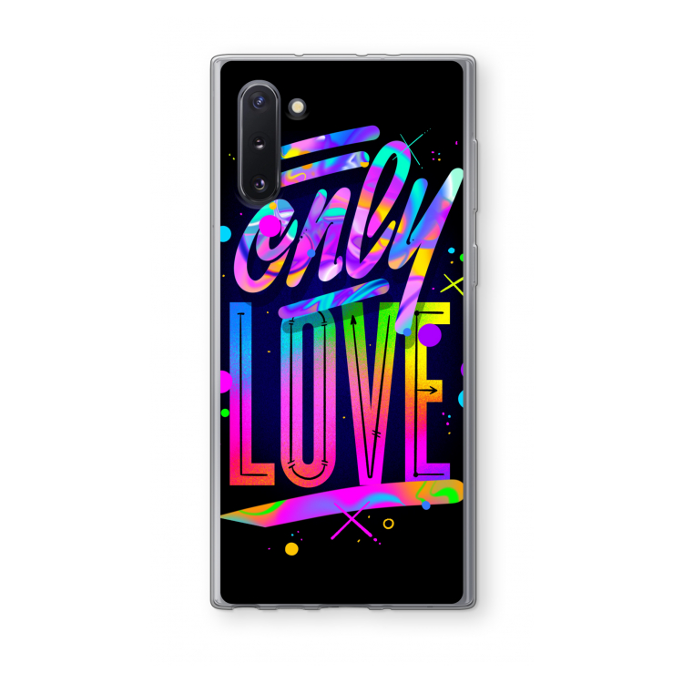 Only Love: Samsung Galaxy Note 10 Transparant Hoesje