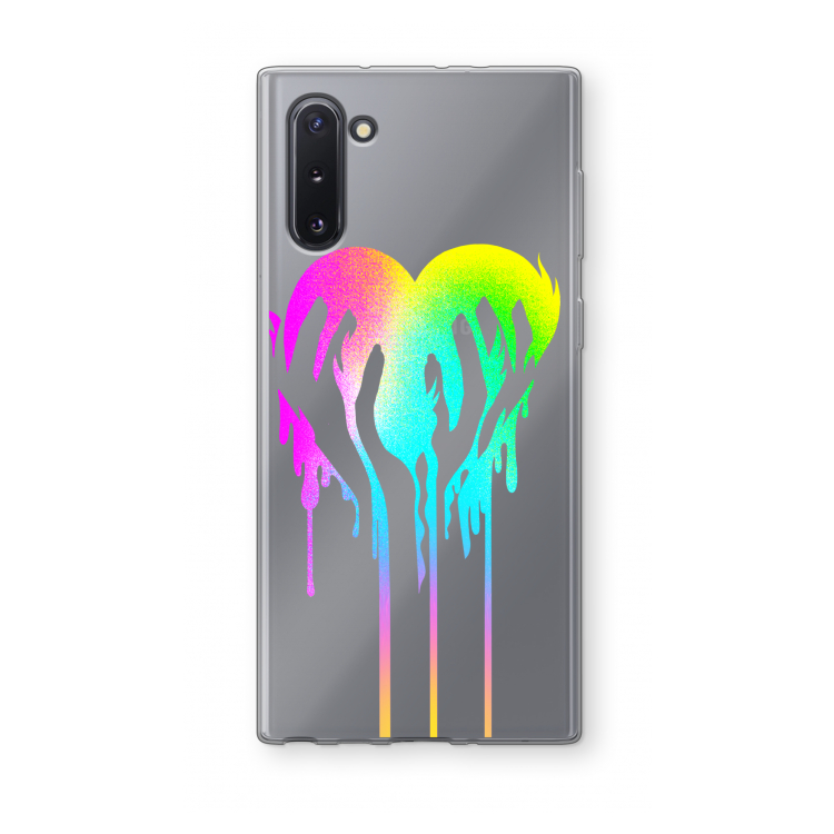 Hold My Heart: Samsung Galaxy Note 10 Transparant Hoesje