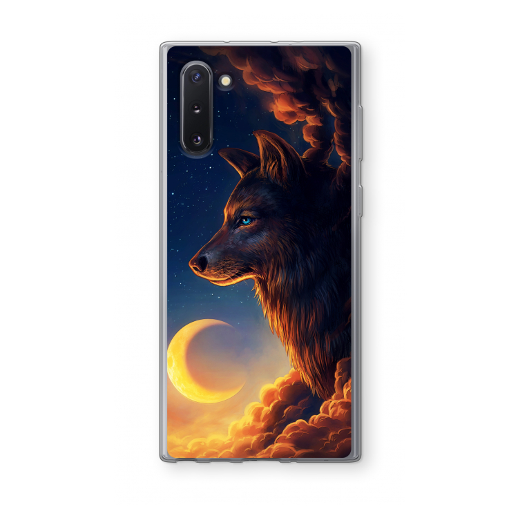 Night Guardian: Samsung Galaxy Note 10 Transparant Hoesje