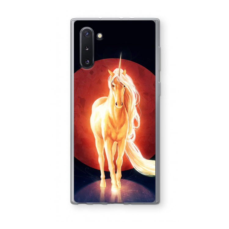 Last Unicorn: Samsung Galaxy Note 10 Transparant Hoesje