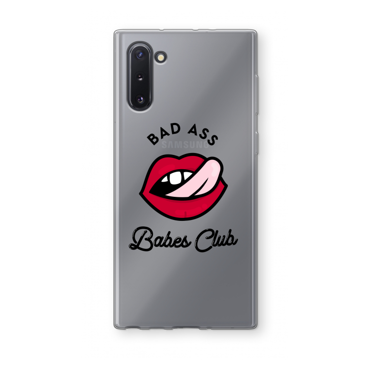 Badass Babes Club: Samsung Galaxy Note 10 Transparant Hoesje
