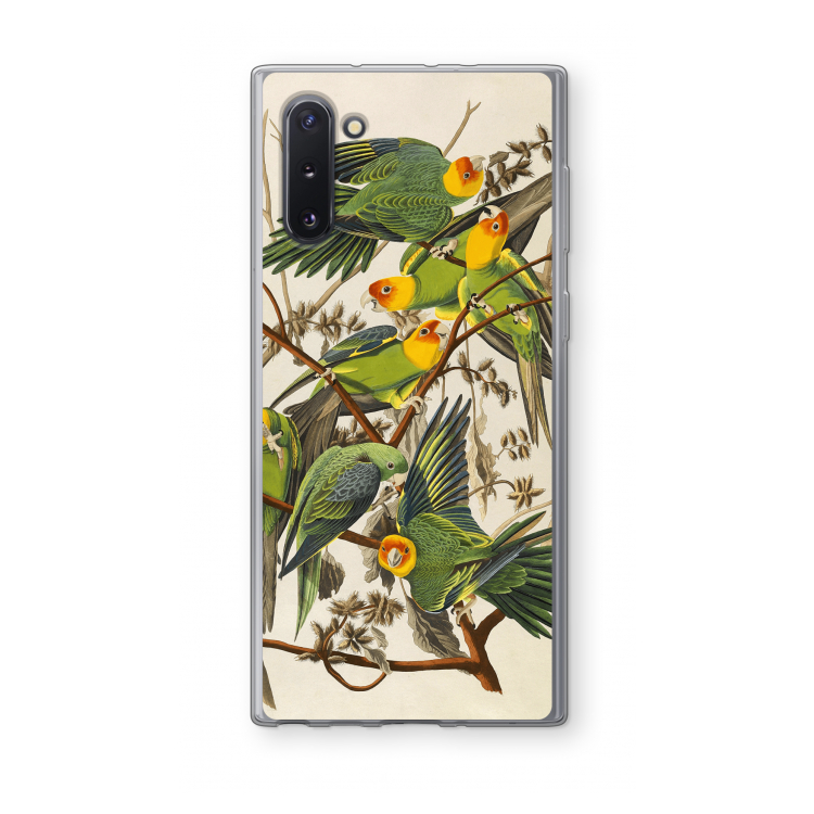 Carolinaparkiet: Samsung Galaxy Note 10 Transparant Hoesje