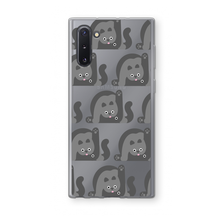 Cats: Samsung Galaxy Note 10 Transparant Hoesje
