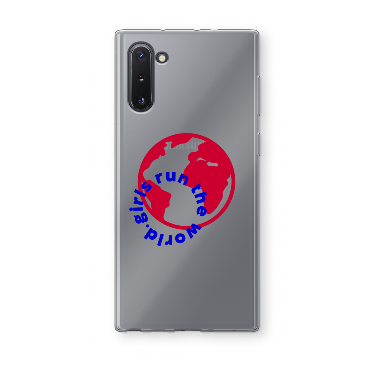Run The World: Samsung Galaxy Note 10 Transparant Hoesje