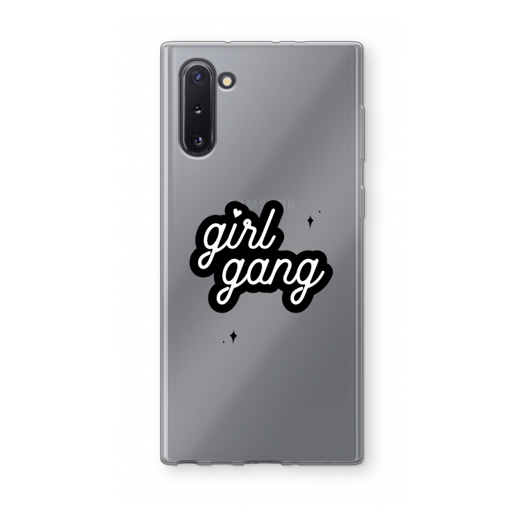 Girl Gang: Samsung Galaxy Note 10 Transparant Hoesje