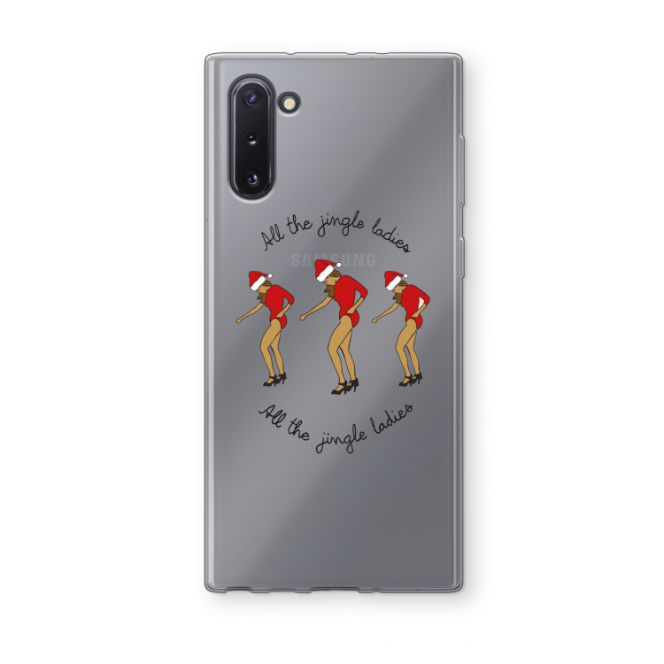 Jingle Ladies: Samsung Galaxy Note 10 Transparant Hoesje