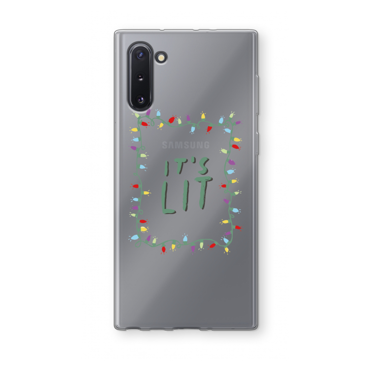 It's Lit: Samsung Galaxy Note 10 Transparant Hoesje