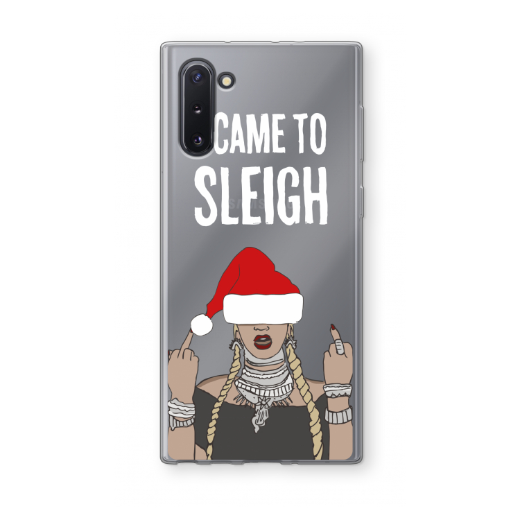 Came To Sleigh: Samsung Galaxy Note 10 Transparant Hoesje
