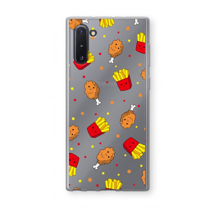 Chicken 'n Fries: Samsung Galaxy Note 10 Transparant Hoesje