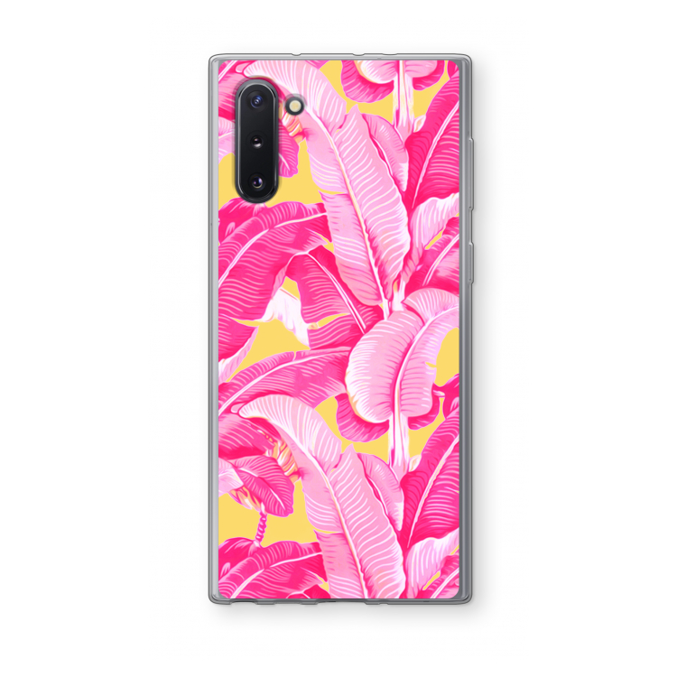 Pink Banana: Samsung Galaxy Note 10 Transparant Hoesje