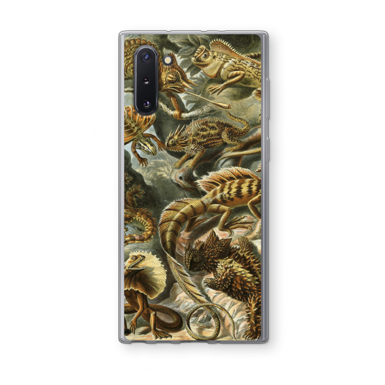 Haeckel Lacertilia: Samsung Galaxy Note 10 Transparant Hoesje