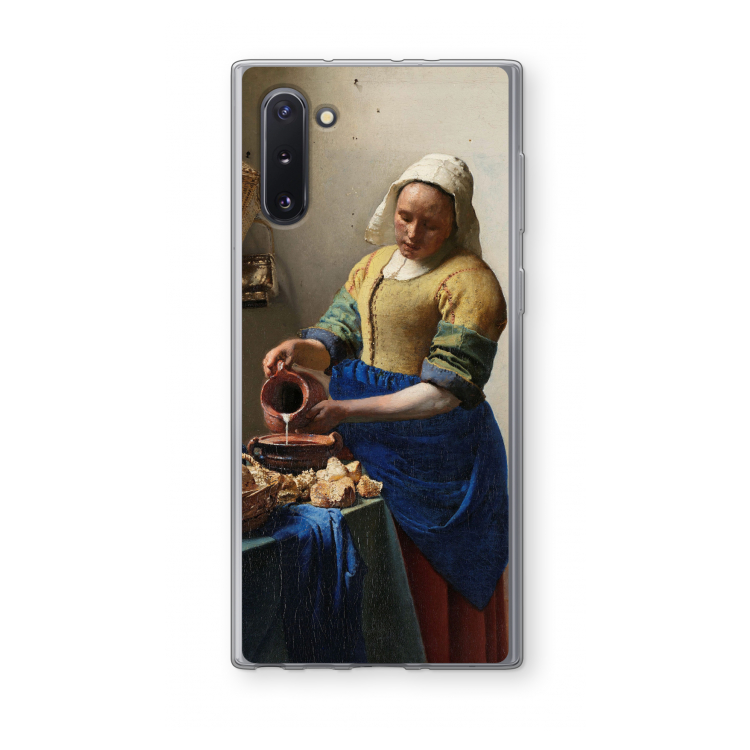 The Milkmaid: Samsung Galaxy Note 10 Transparant Hoesje