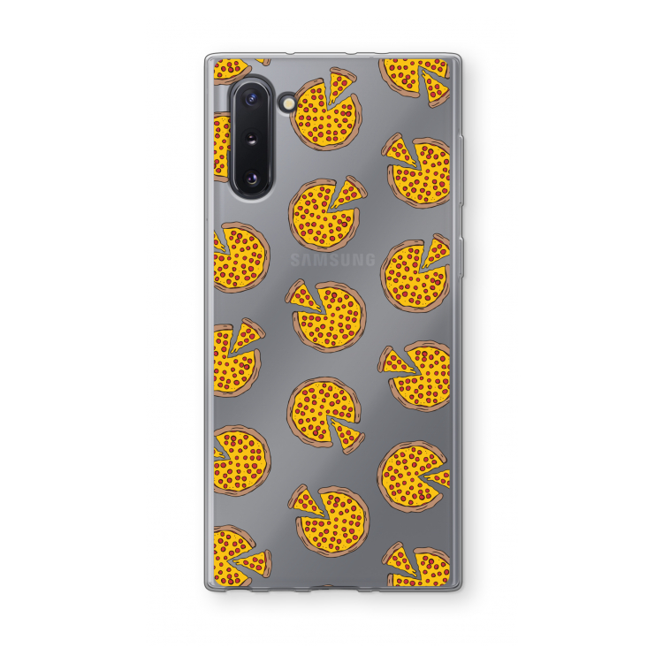 You Had Me At Pizza: Samsung Galaxy Note 10 Transparant Hoesje