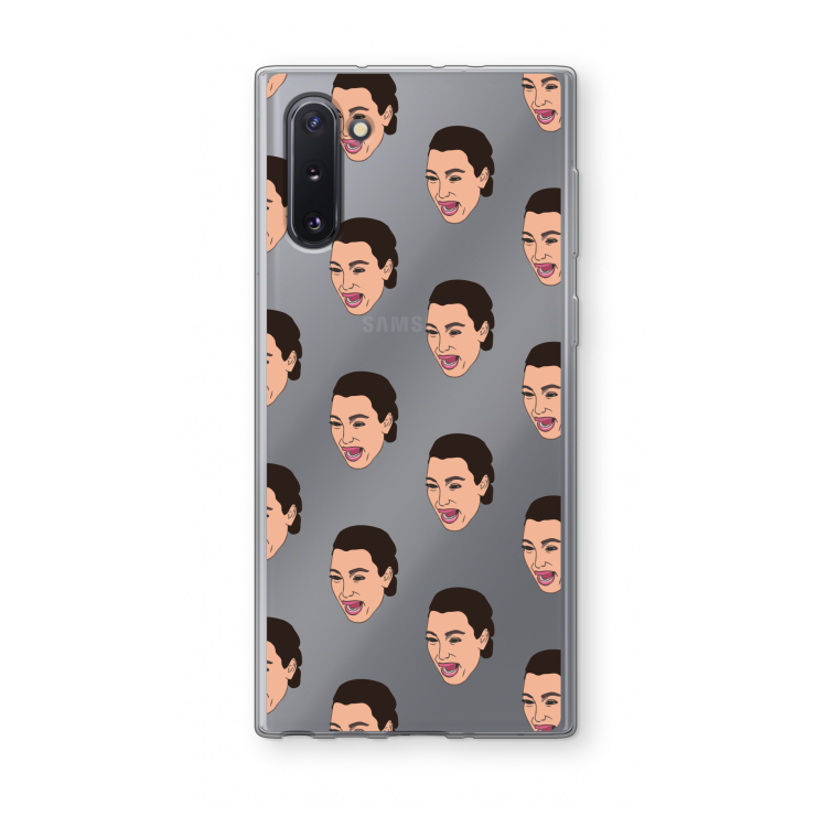 Ugly Cry Call: Samsung Galaxy Note 10 Transparant Hoesje
