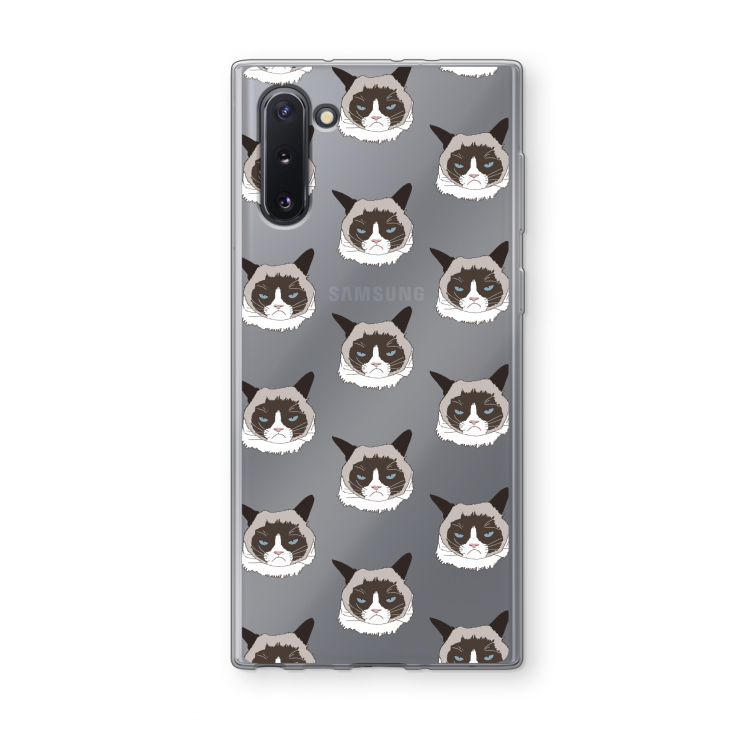 It's a Purrr Case: Samsung Galaxy Note 10 Transparant Hoesje