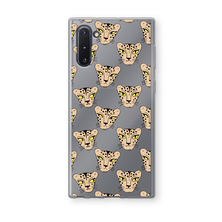 Tijger: Samsung Galaxy Note 10 Transparant Hoesje