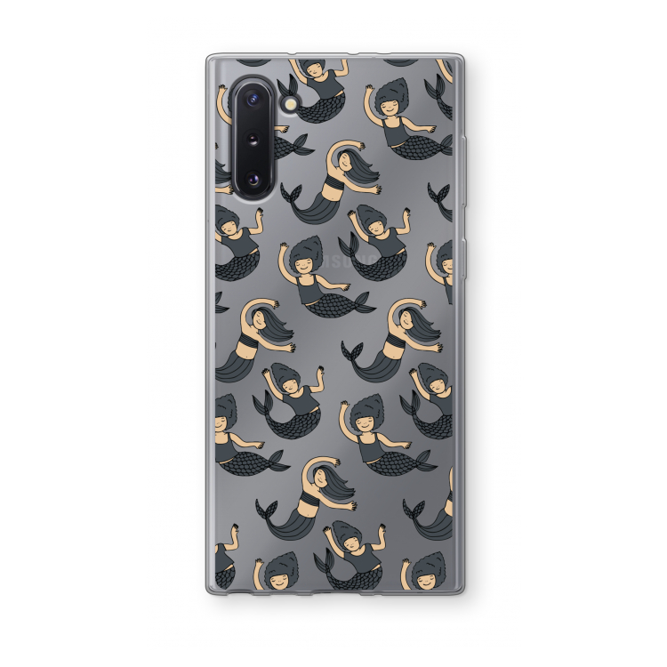 Zeemeermin: Samsung Galaxy Note 10 Transparant Hoesje