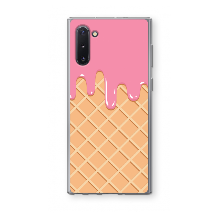 Ice cream: Samsung Galaxy Note 10 Transparant Hoesje