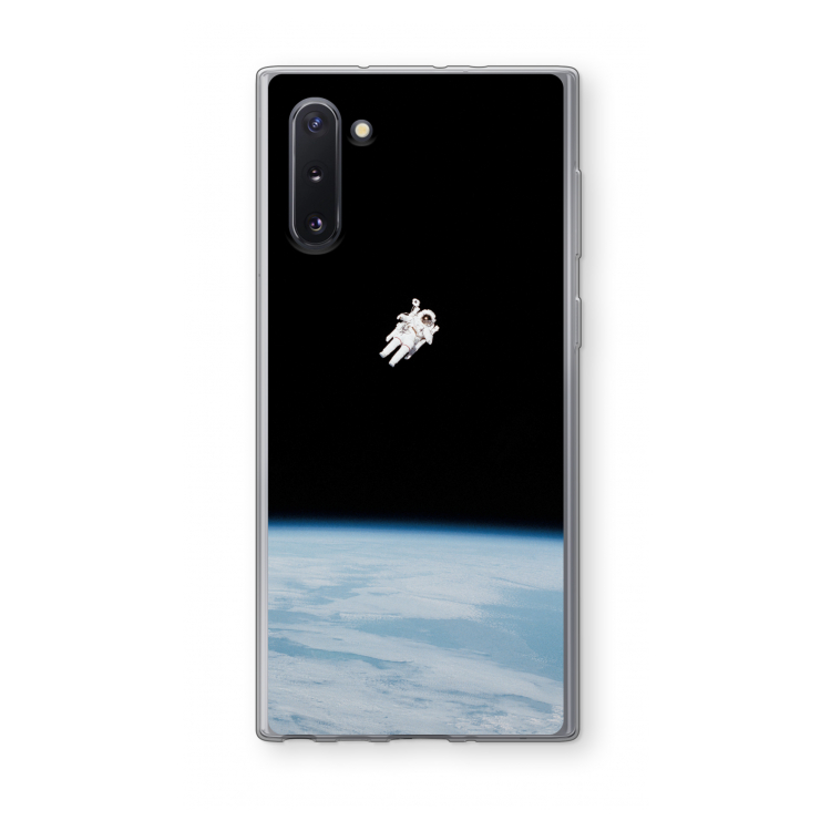 Alone in Space: Samsung Galaxy Note 10 Transparant Hoesje