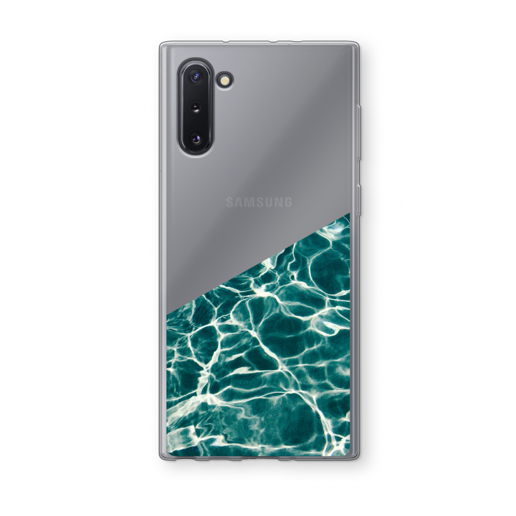 Weerkaatsing water: Samsung Galaxy Note 10 Transparant Hoesje