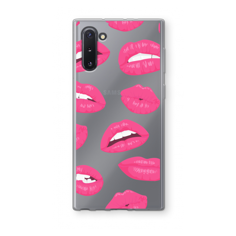 Bite my lip: Samsung Galaxy Note 10 Transparant Hoesje