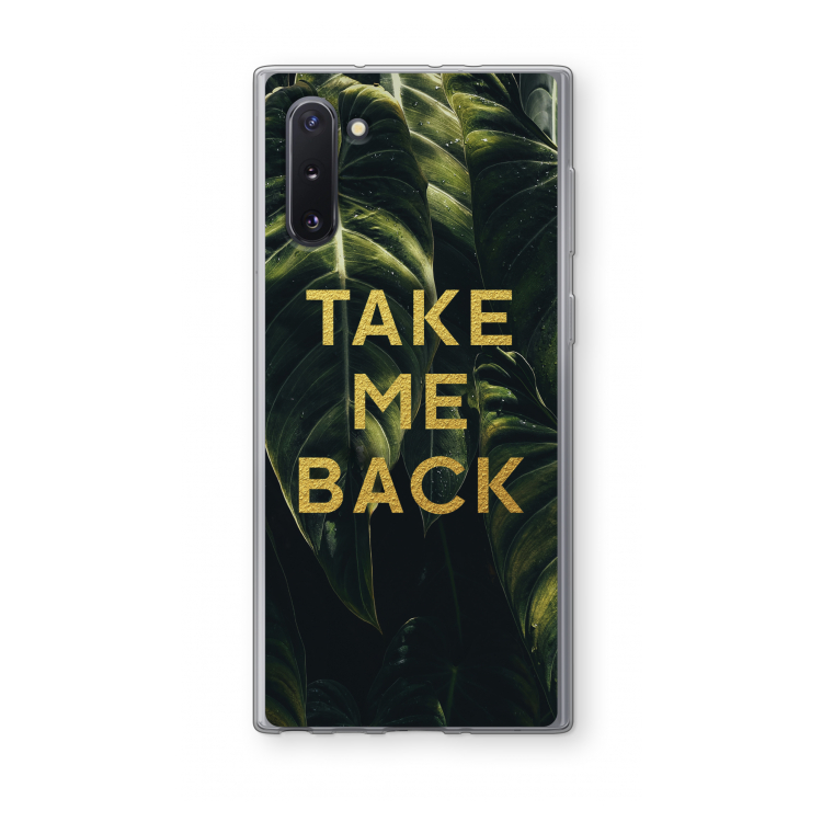 Take me back: Samsung Galaxy Note 10 Transparant Hoesje