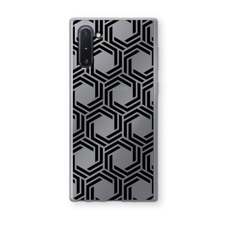 Geometrisch patroon: Samsung Galaxy Note 10 Transparant Hoesje