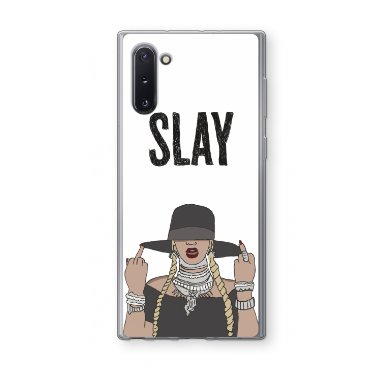 Slay All Day: Samsung Galaxy Note 10 Transparant Hoesje