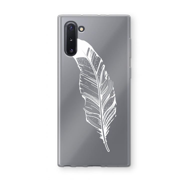 Pluim: Samsung Galaxy Note 10 Transparant Hoesje