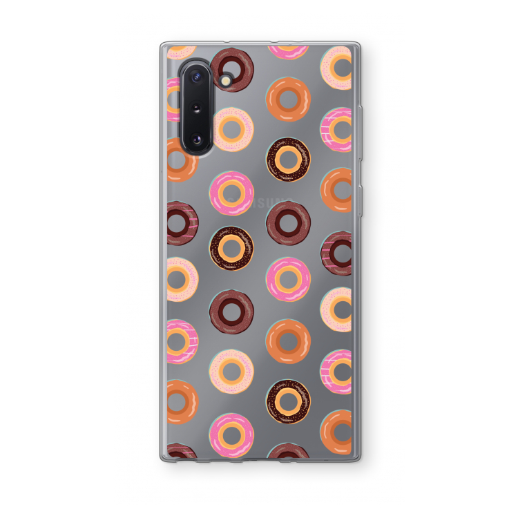 Donuts: Samsung Galaxy Note 10 Transparant Hoesje