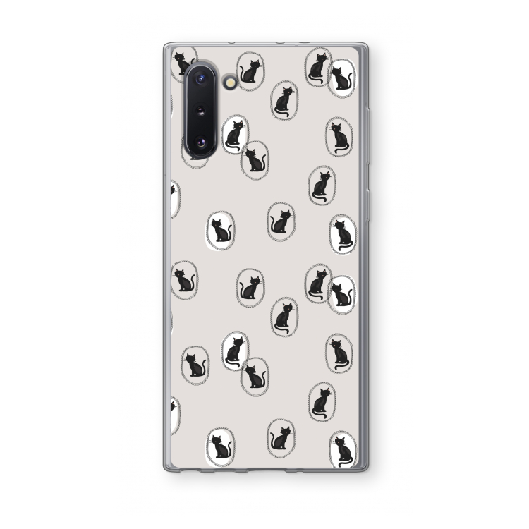 Miauw: Samsung Galaxy Note 10 Transparant Hoesje