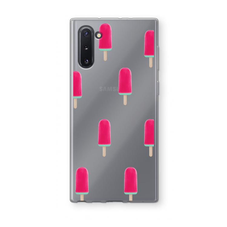 Waterijsje: Samsung Galaxy Note 10 Transparant Hoesje